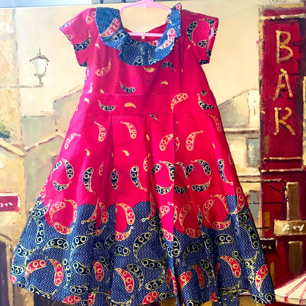 Little girls formal pattern dress